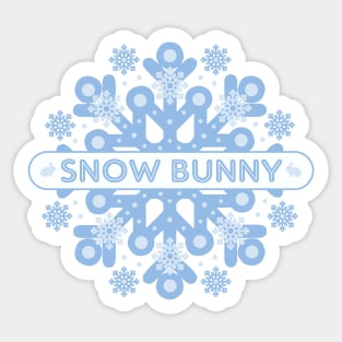 Snow Bunny Sticker